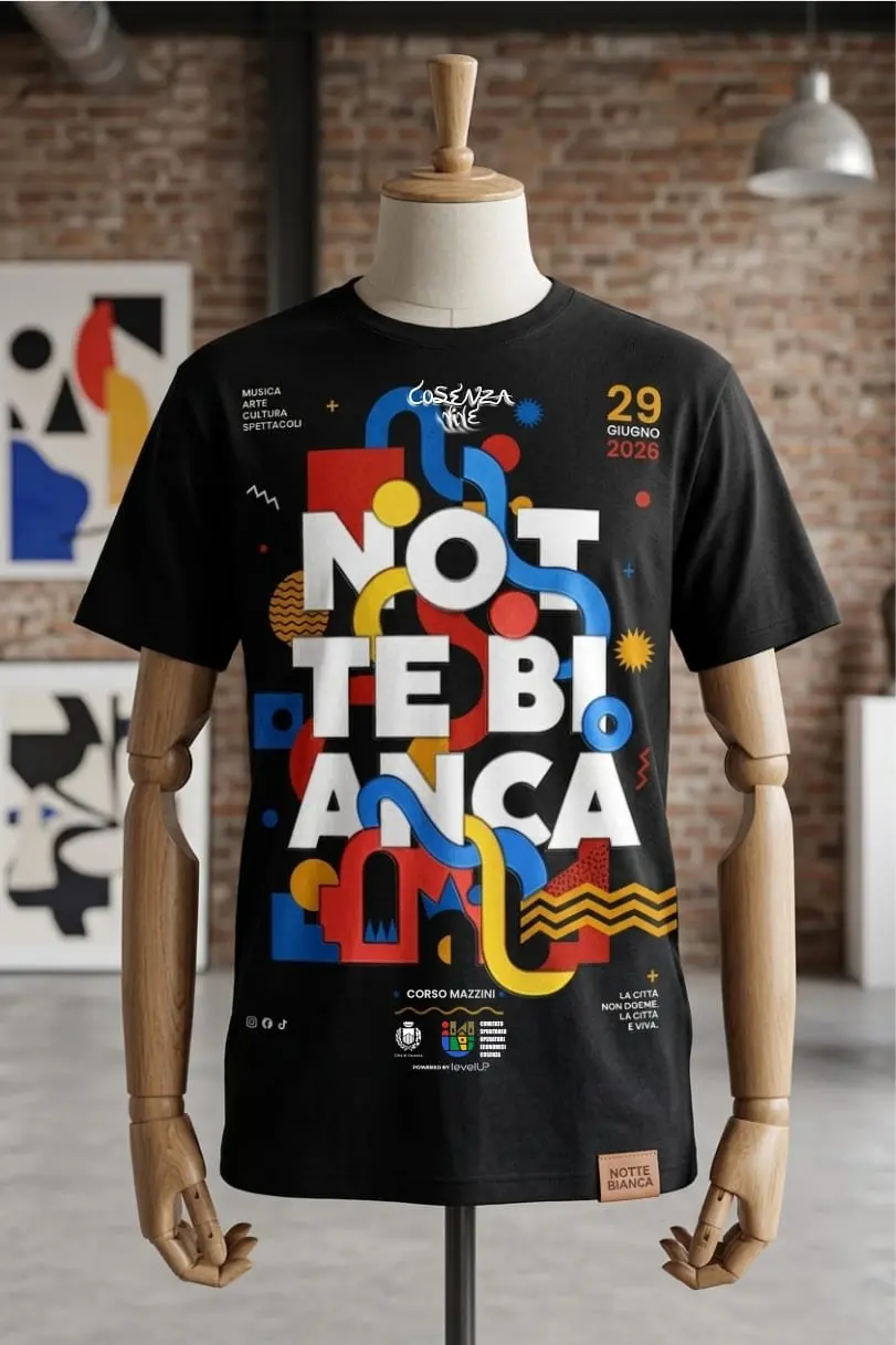 T-shirt del merchandising Notte Bianca
