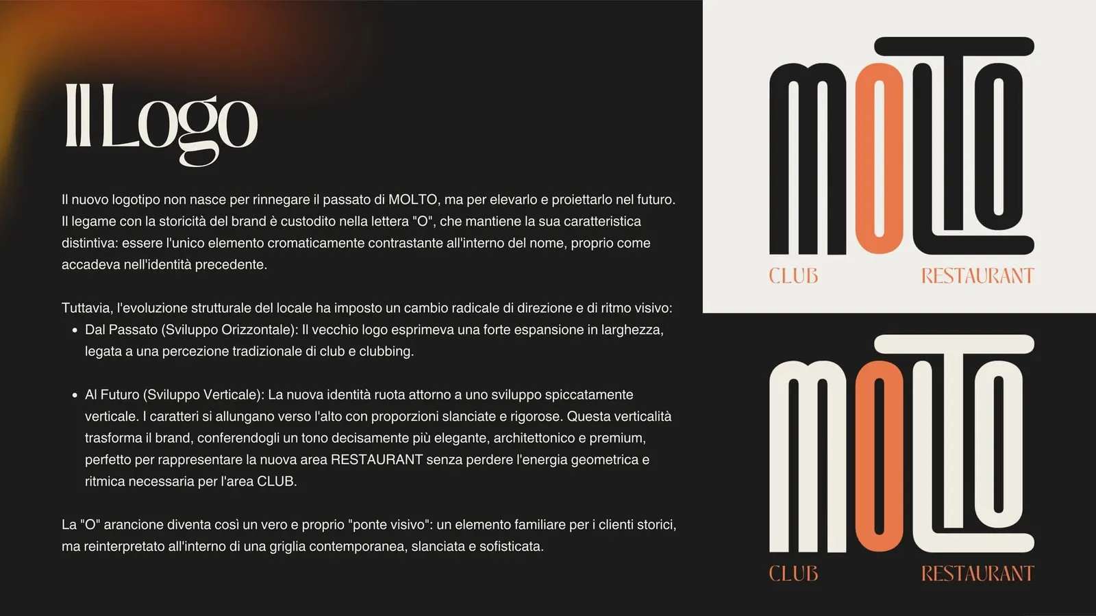 Sistema visivo Molto: logo